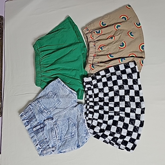 Gap Girl's set of 3 Skorts & 1 Baby Gap just like mom girls Denim Shorts Size 3 - Picture 9 of 9